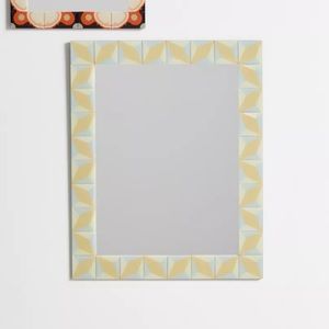 Green Tile Wall Mirror